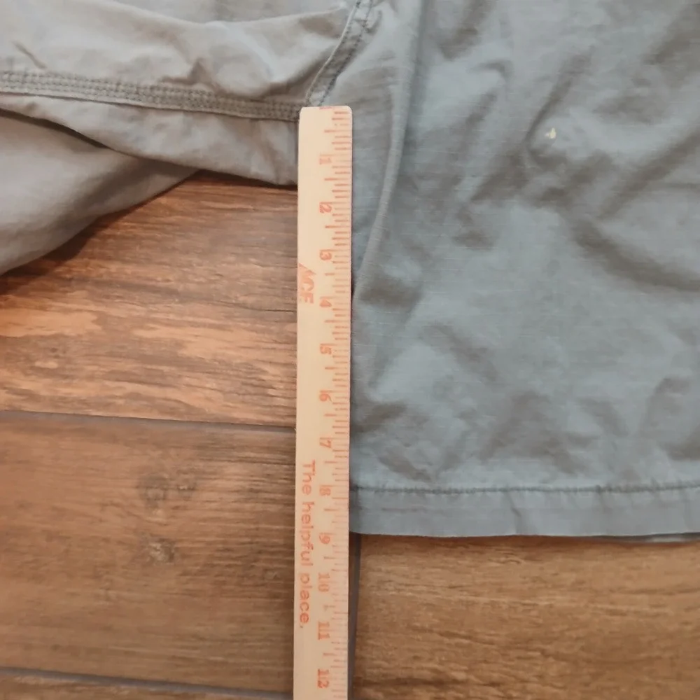 Carhartt Shorts Mens 38 Gray Ripstop Cotton Workwear Cargo Relaxed 100240 066